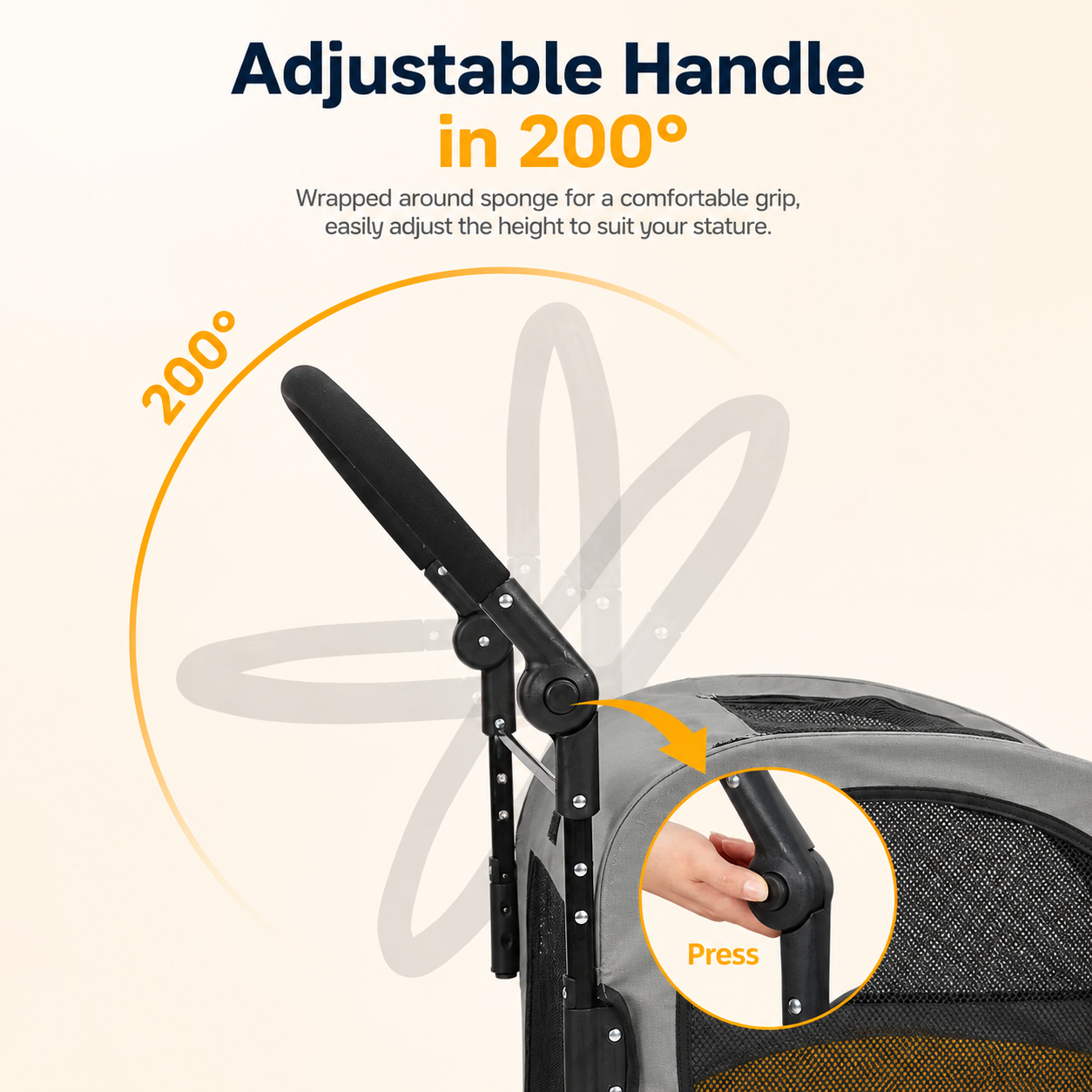 Easy Ride Pet Stroller