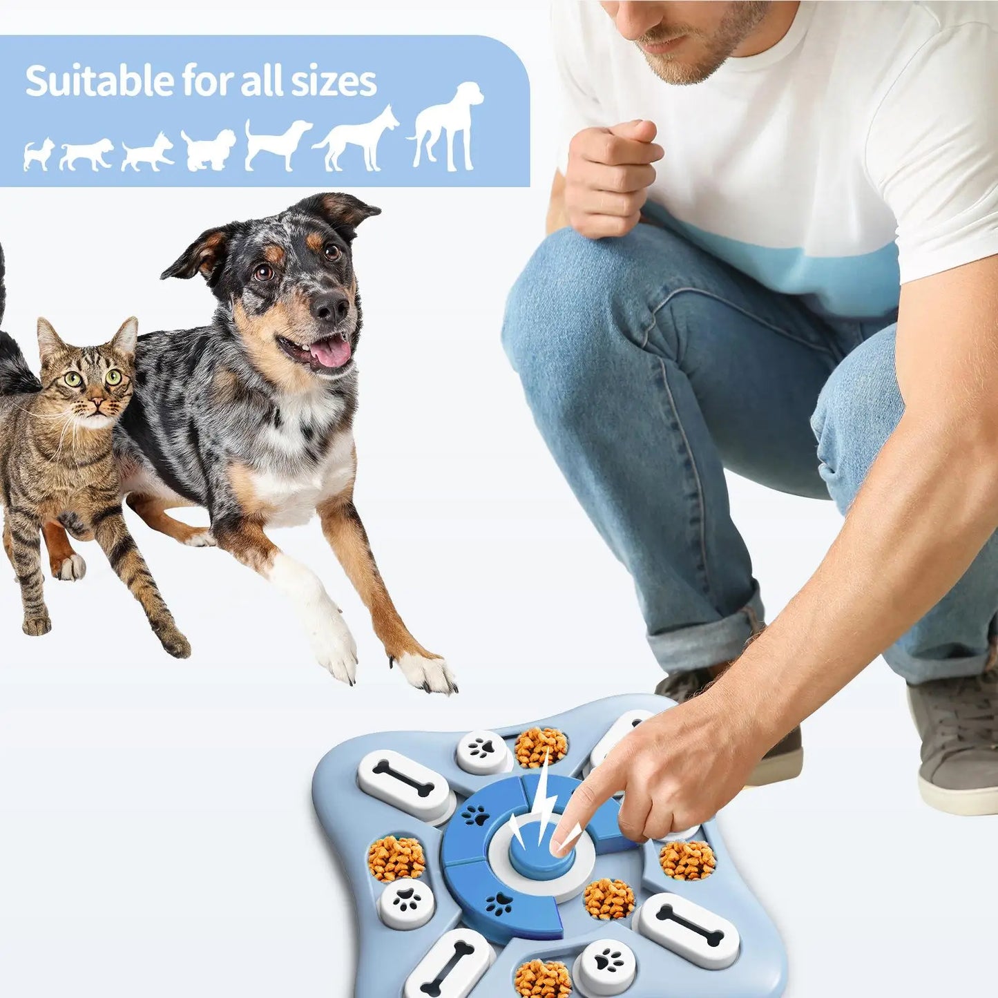Puppy Puzzle Feeder Bowl