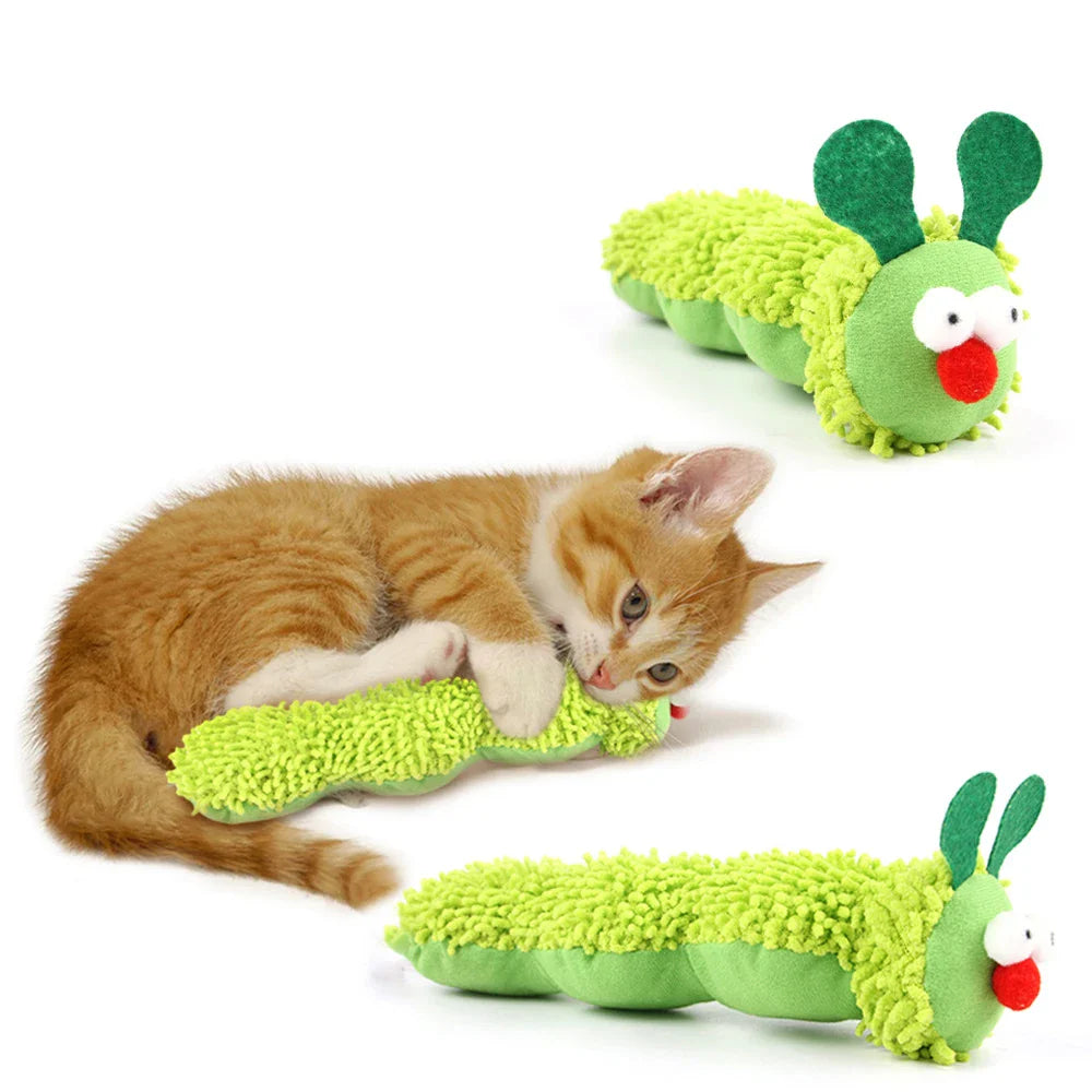 Playful Caterpillar Catnip Toy