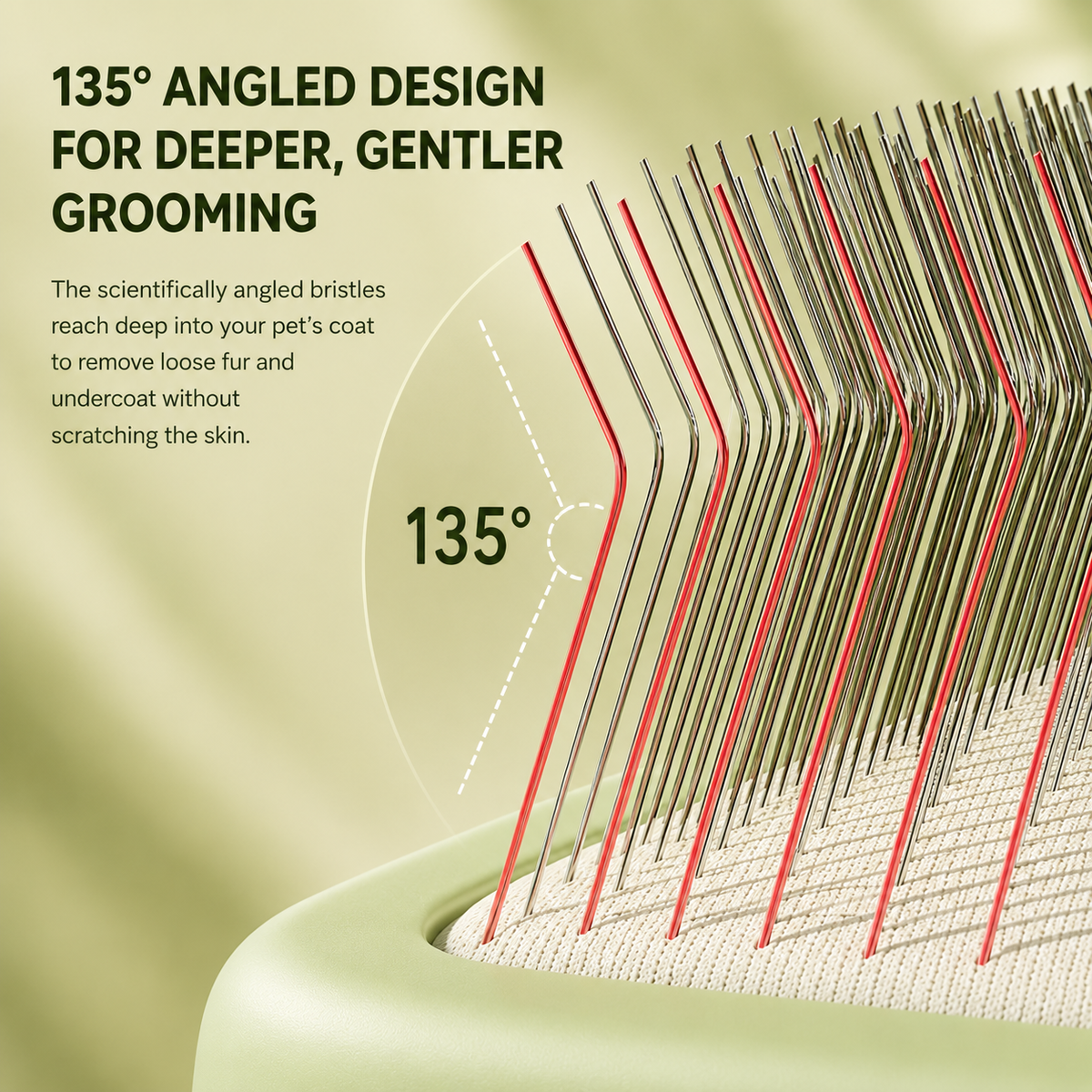 Professional Pet Grooming Brush for Dogs & Cats