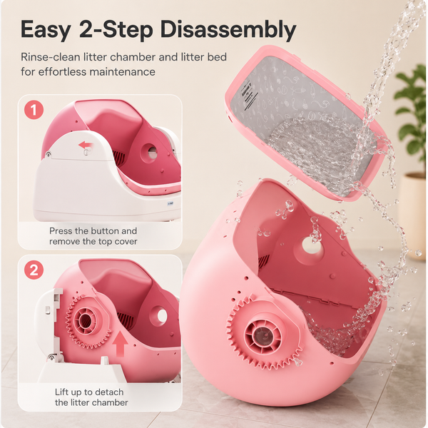 Pink Autoscooper Cat Litter