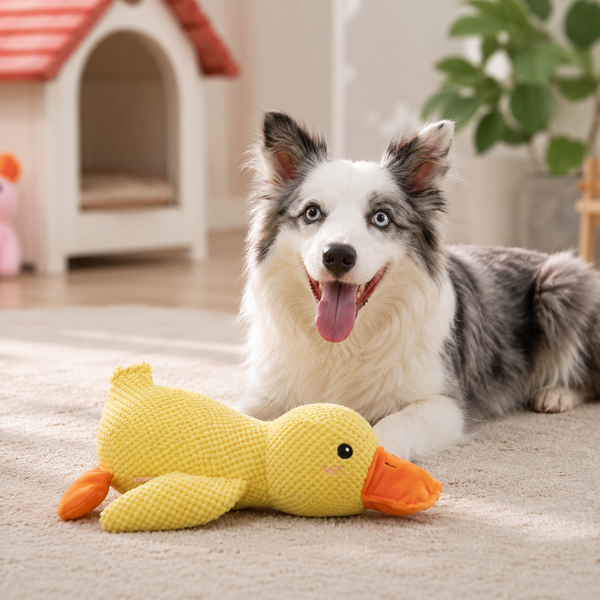 Cozy Dog Hug Duck Plush