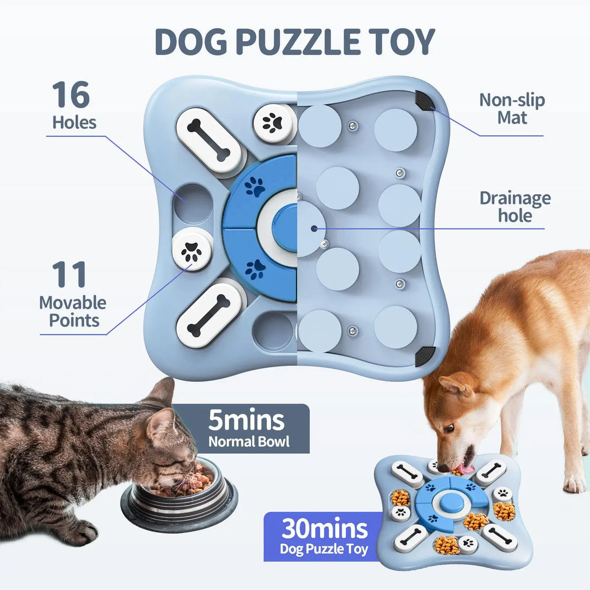 Puppy Puzzle Feeder Bowl