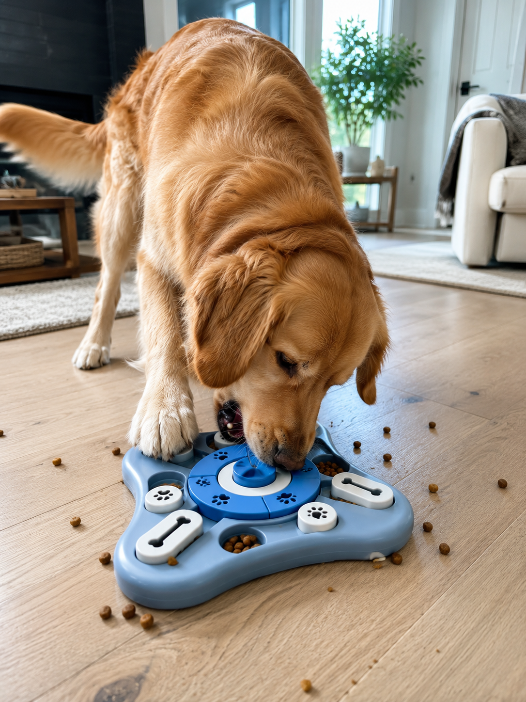 Interactive Puzzle Slow Feeder Dog Bowl