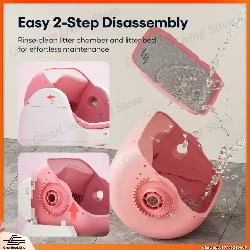 Pink Autoscooper Cat Litter