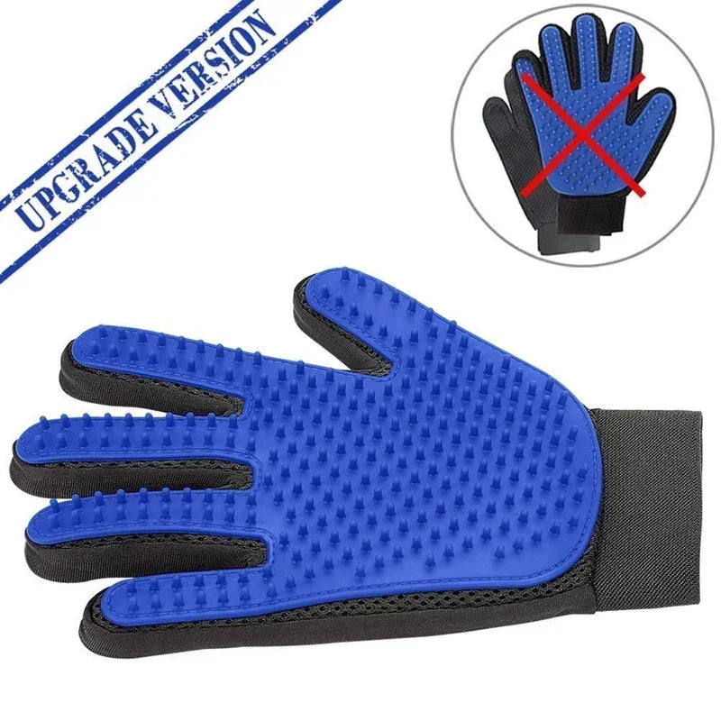 Silicone Pet Grooming Gloves for Dogs & Cats