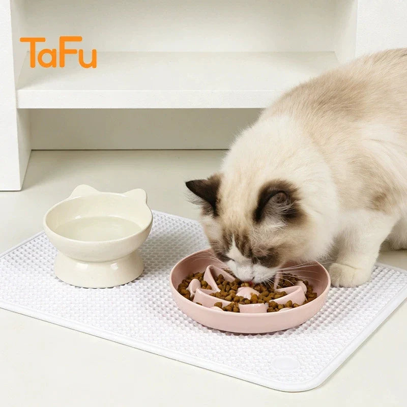 Starry Slow Feed Cat Dish